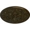 Ekena Millwork Baile Ceiling Medallion (Fits Canopies up to 6"), Hand-Painted Green Gold, 31 1/4"OD x 2 1/4"P CM31BAGGS - alternate 2
